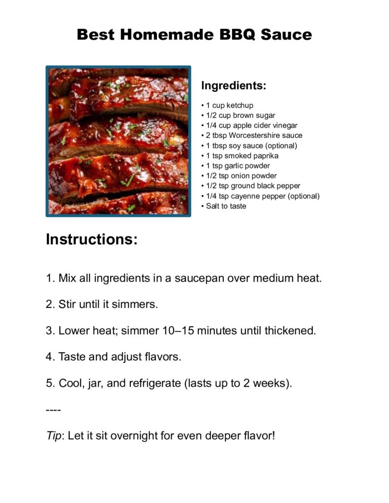 thumbnail of Best Homemade BBQ Sauce