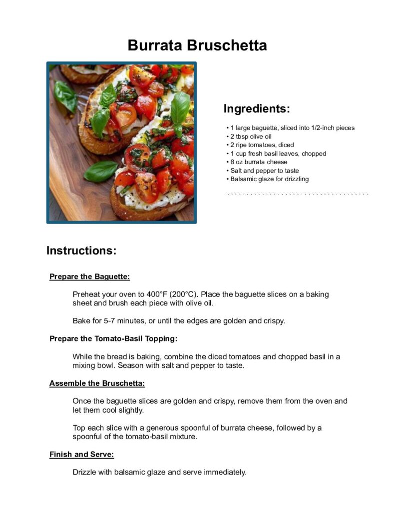 thumbnail of Burrata Bruschetta