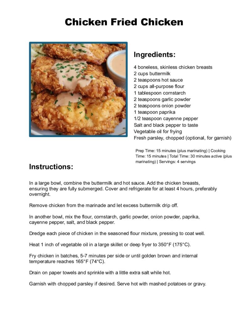 thumbnail of Chicken Fried Chicken