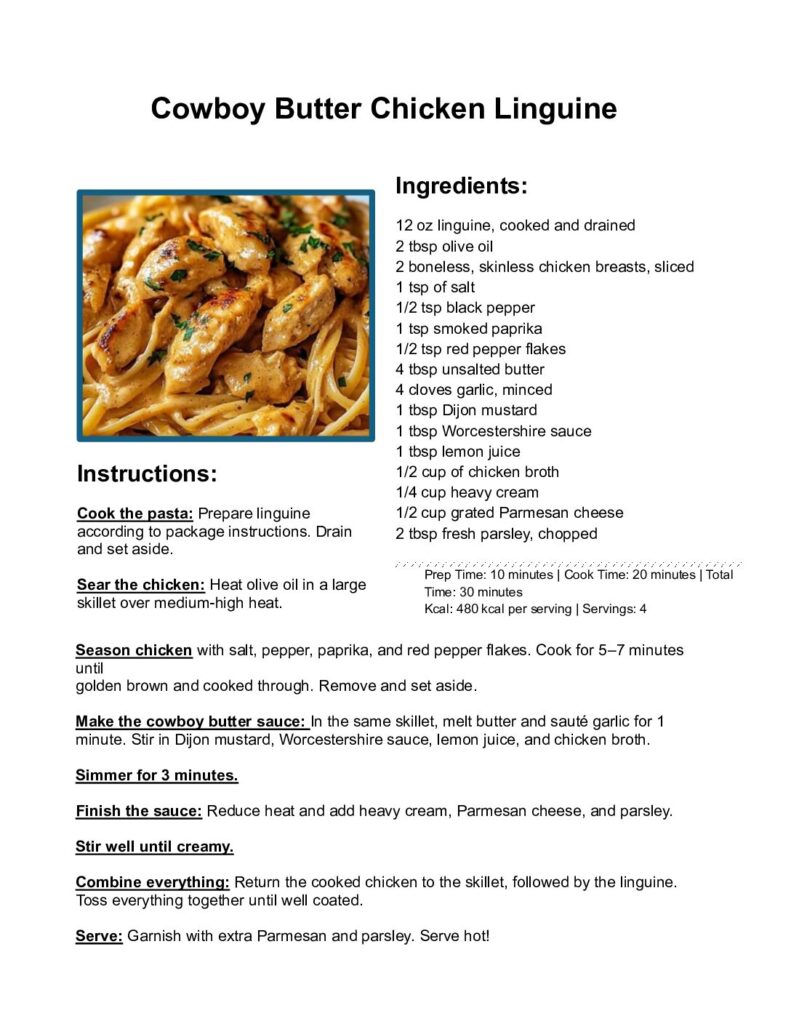 thumbnail of Cowboy Butter Chicken Linguine