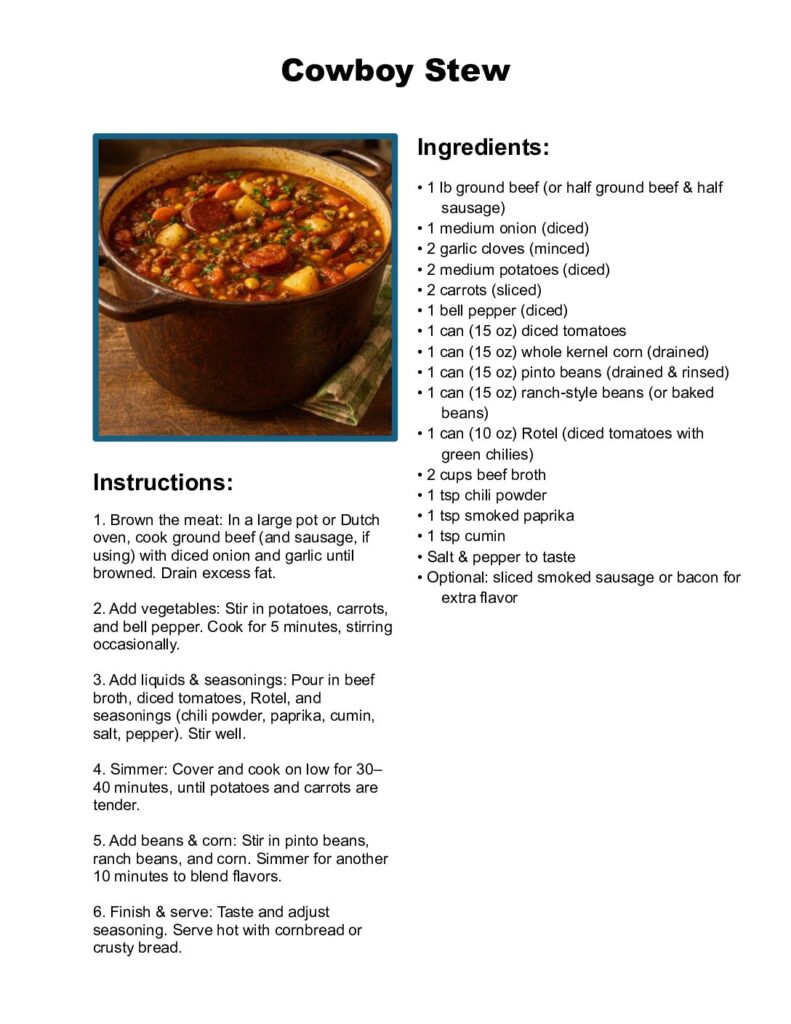 thumbnail of Cowboy Stew