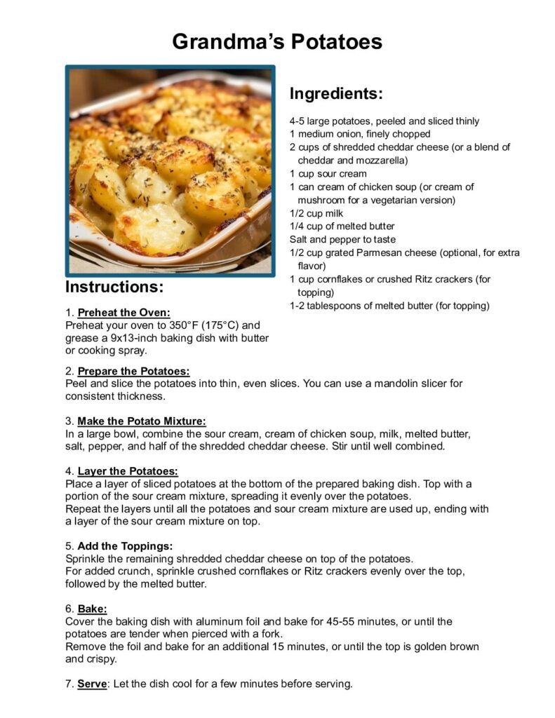 thumbnail of Grandmas Potatoes