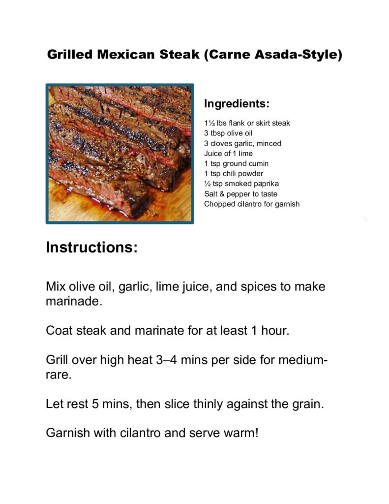 thumbnail of Grilled Mexican Steak (Carne Asada-Style)