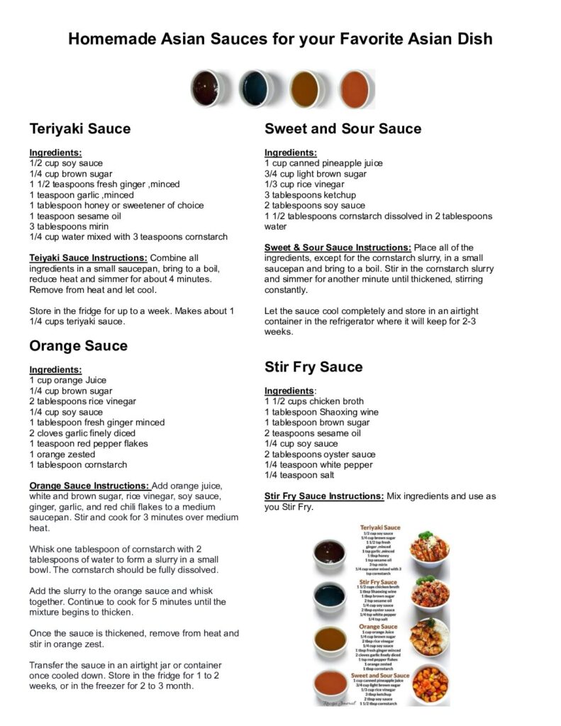 thumbnail of Homemade Asian Sauces for your Favorite Asian Dish
