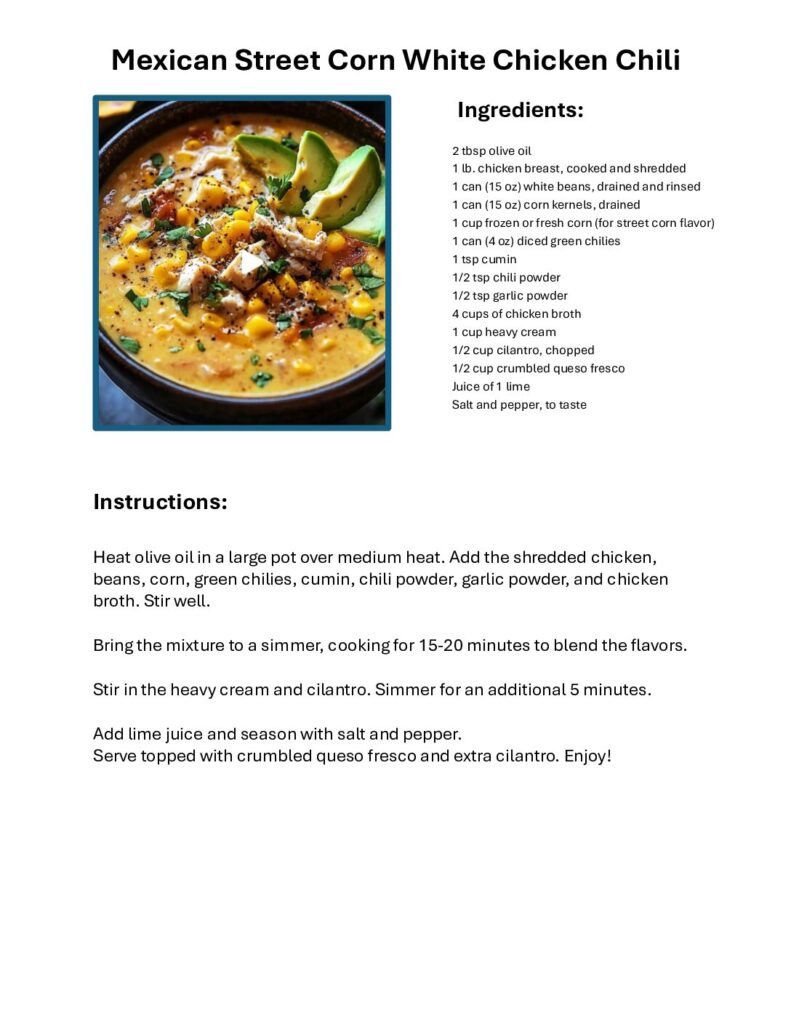 thumbnail of Mexican Street Corn White Chicken Chili