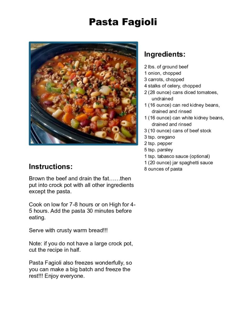 thumbnail of Pasta Fagioli