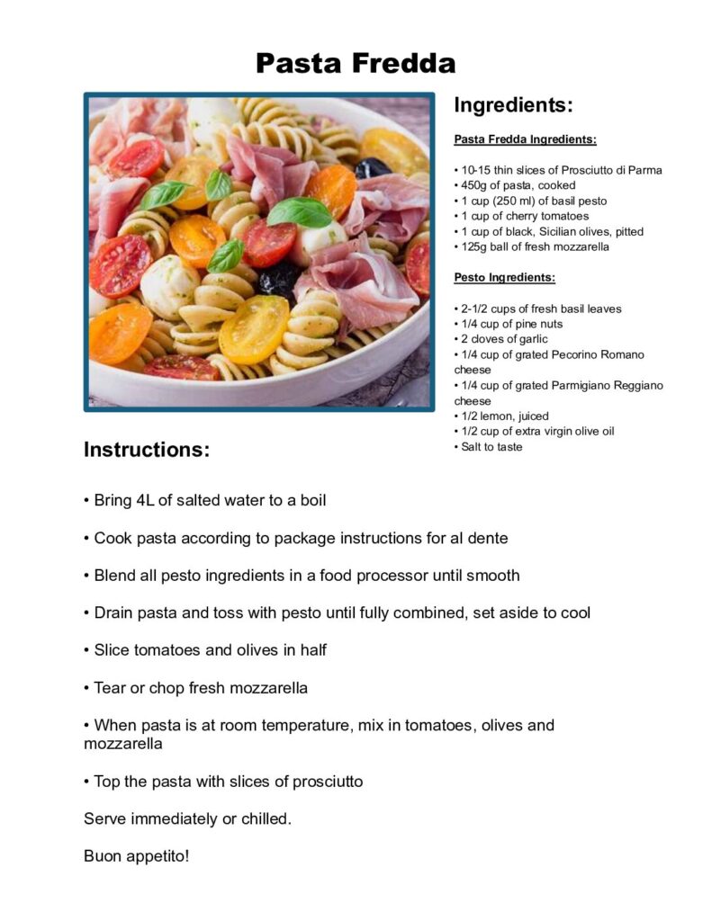 thumbnail of Pasta Fredda