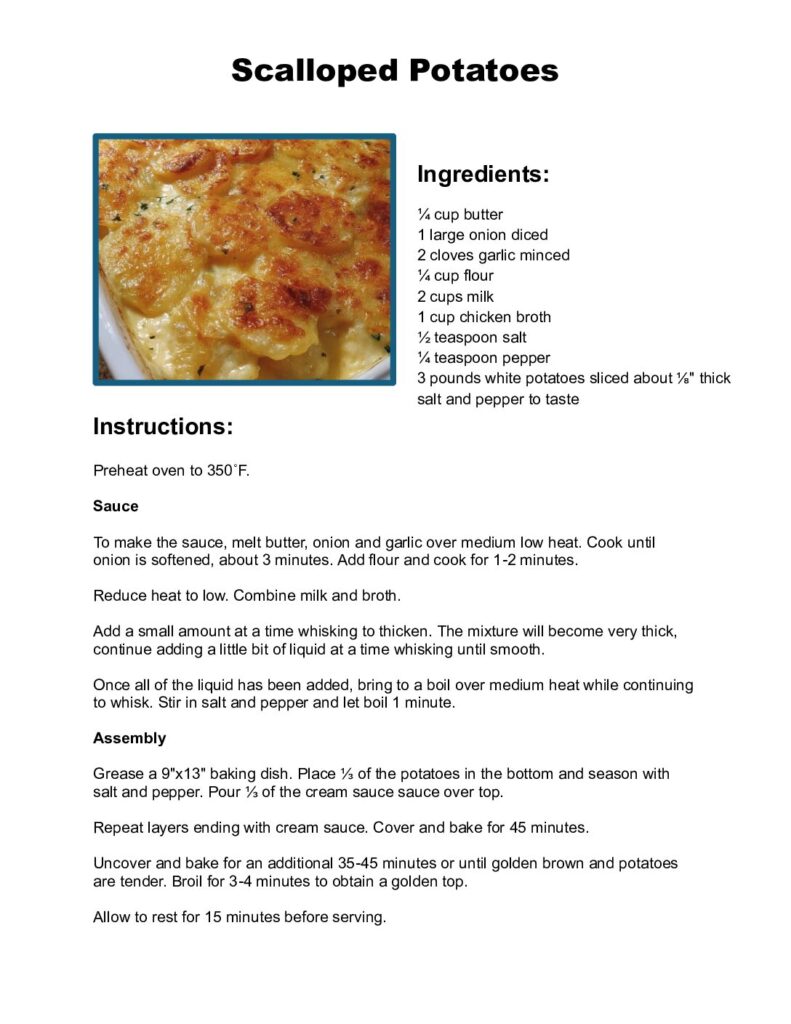 thumbnail of Scalloped Potatoes
